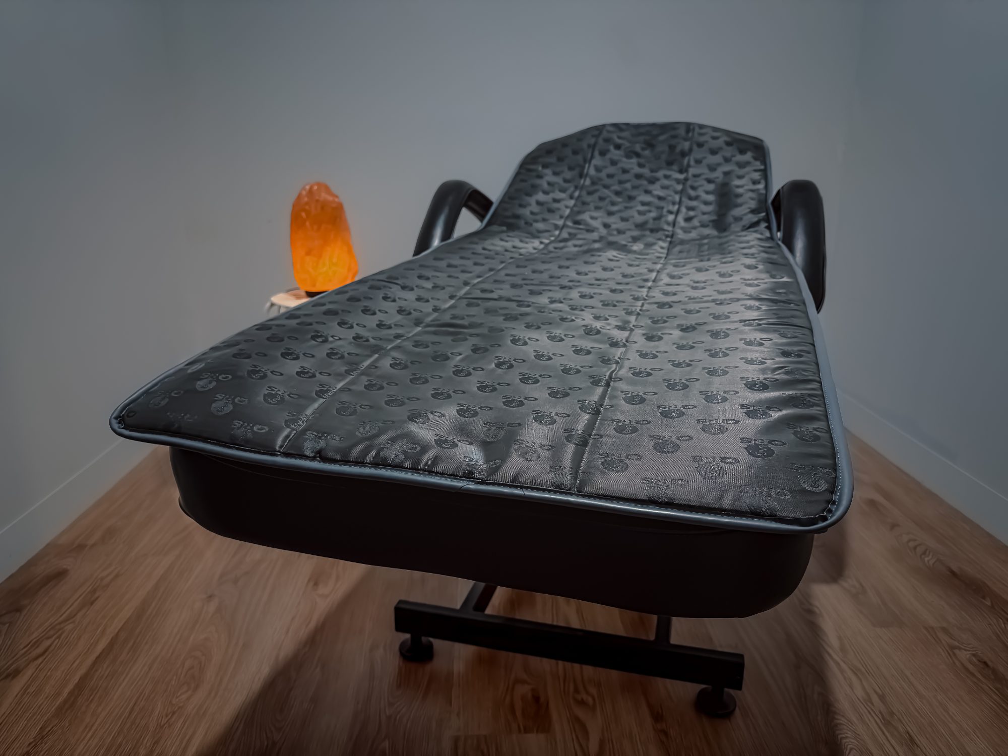 The PEMF therapy mat at Mindbody Lounge, Victoria Park